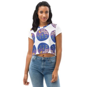 Midnight City Graphic Crop Tee