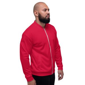 Apple Red Bomber Jacket