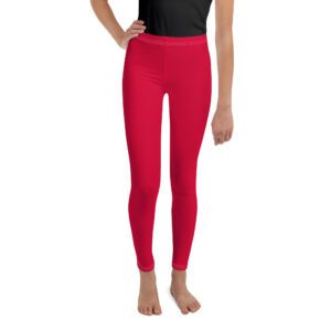 Red Youth Leggings