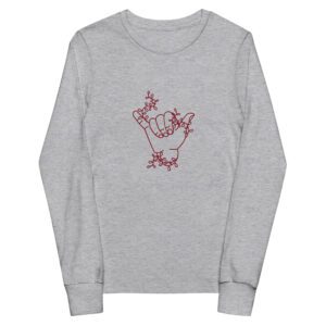 Thumb & Pinky Youth Long Sleeve Tee